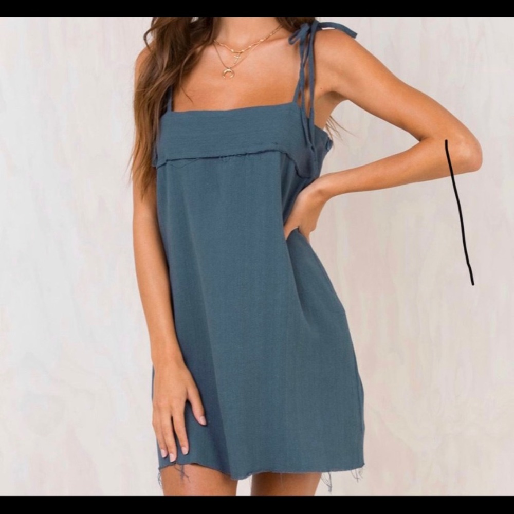 teal sundress